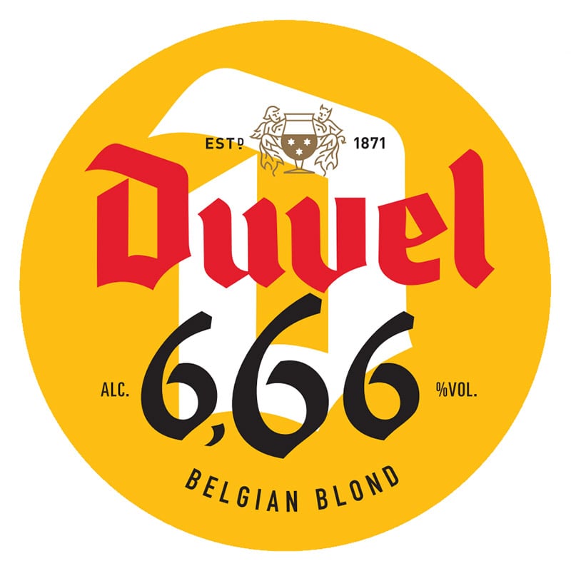 A visualization of the menu item "Duvel 666"