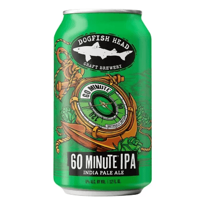 A visualization of the menu item "60 Minute IPA"