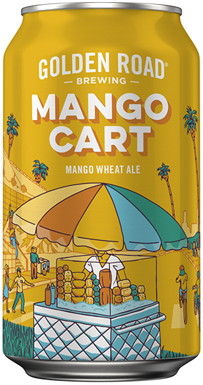 A visualization of the menu item "Mango Cart"